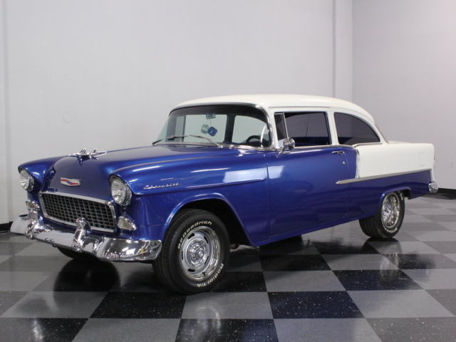 NICELY BUILT 350CI MOTOR, TURBO 400 TRANS, A/C, 4 WHEEL DISC BRAKES & MORE! 1955 Chevrolet Bel Air/150/210
