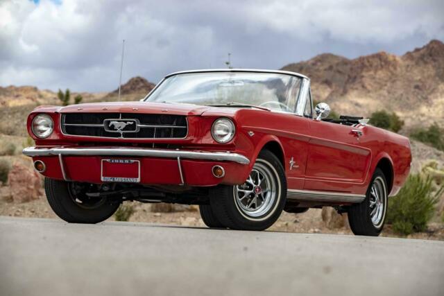 1965 Ford Mustang CONVERTIBLE A-CODE 4 SPD A/C PWR TOP DISC BRKS - photo 8