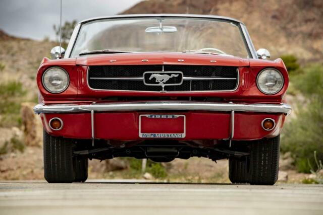 1965 Ford Mustang CONVERTIBLE A-CODE 4 SPD A/C PWR TOP DISC BRKS - photo 9