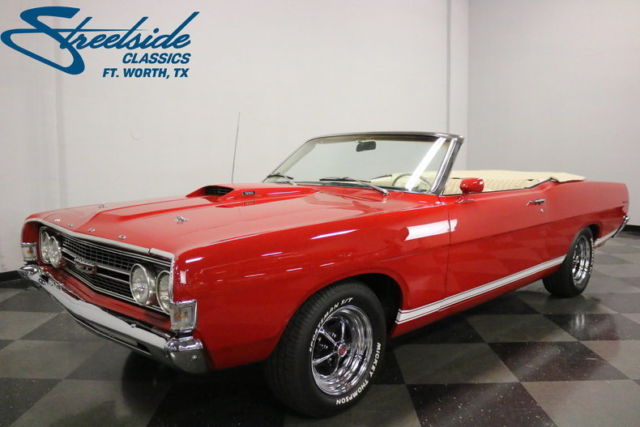 NICELY RESTORED & READY TO GO! 351W V8, AUTO, PWR TOP, PS, PB, GREAT PAINT! WOW! 1968 Ford Torino