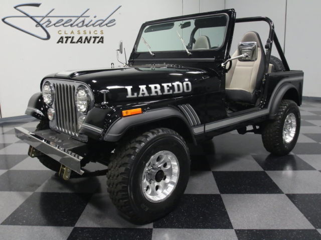 NICELY RESTORED CJ-7 4X4, 258 I6, 5-SPEED, HARD-TOP/HARD-DOORS, FRESH RESTO!! 1985 Jeep CJ