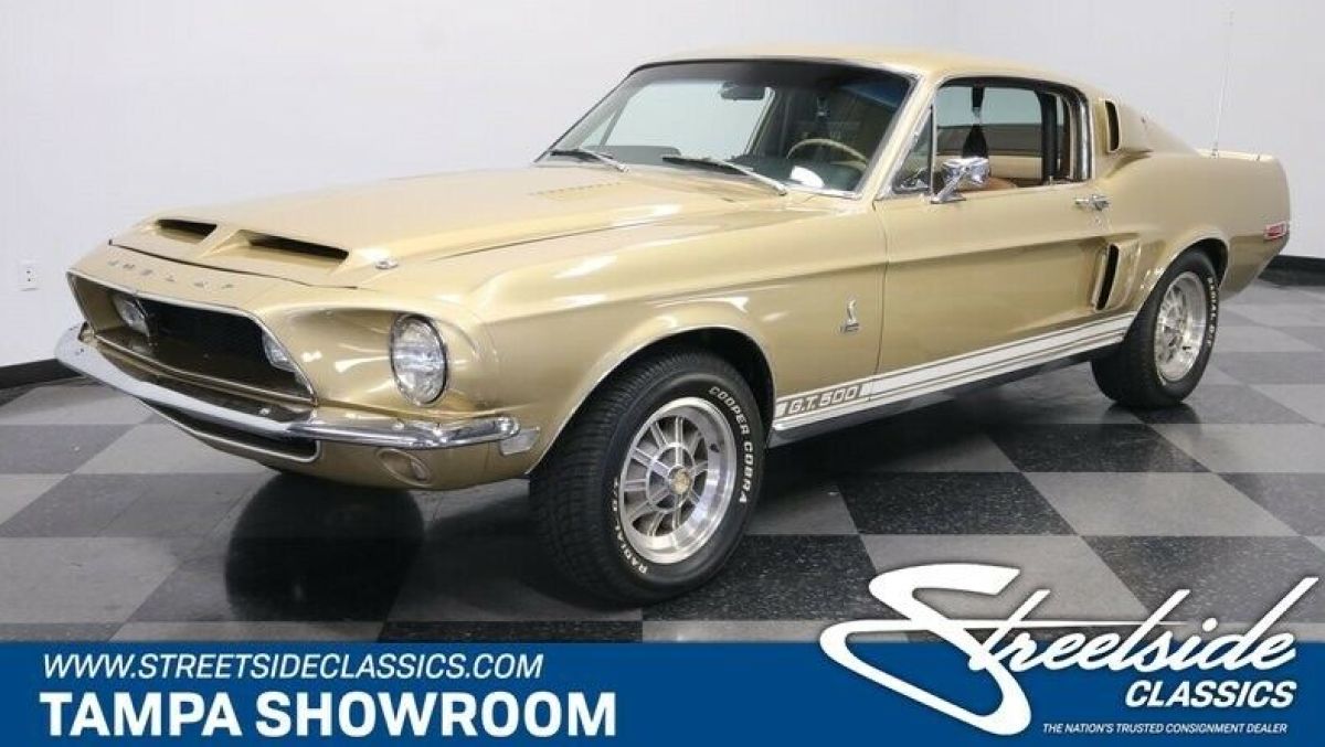 NICELY RESTORED ORIGINAL COLORS DOCUMENTATION MARTI REPORT FACTORY A/C WOW 1968 Ford Mustang Shelby GT500