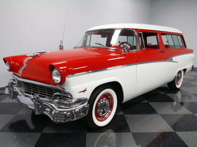 NICELY UPGRADED, 351W V8, C6 AUTO, A/C, FRONT PWR DISCS, PWR STEER, VERY NICE!! 1956 Ford Ranch Wagon