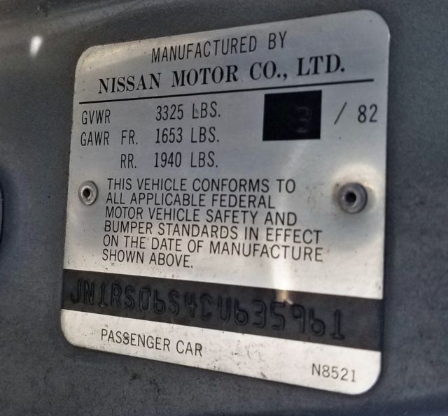 1982 Nissan 200SX DX / SL - photo 9