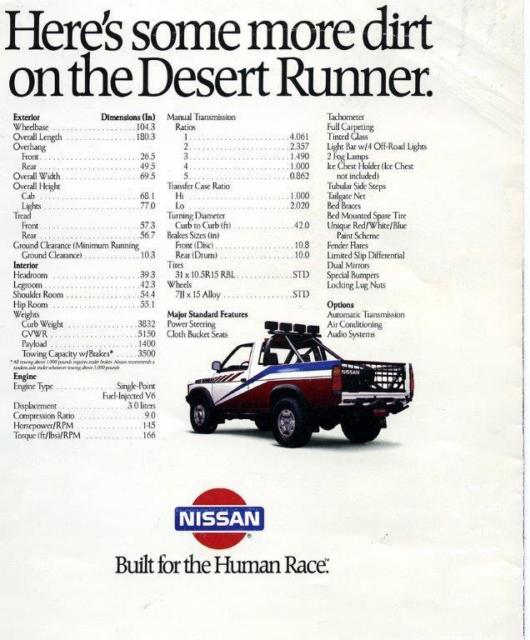 1988 Nissan Other Desert Runner - photo 5