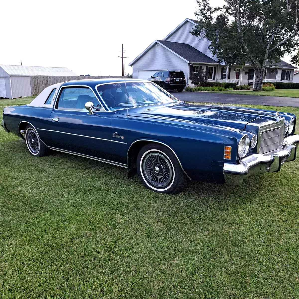 NM 360 2bbl V8 Auto/CONSOLE/Survivor--FACTORY SUNROOF--LOADED 21k MILES 1975 Chrysler Cordoba Hardtop