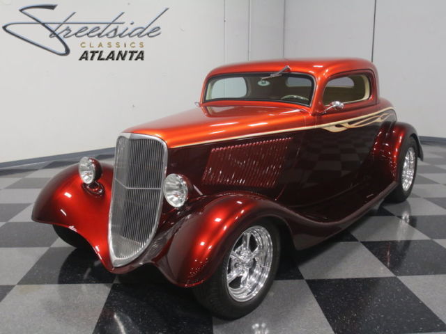 NO-EXPENSE SPARED BUILD, CUSTOM PAINT/INTERIOR, CRATE 350 V8, 700R4, TCI CHASSIS 1934 Ford Coupe