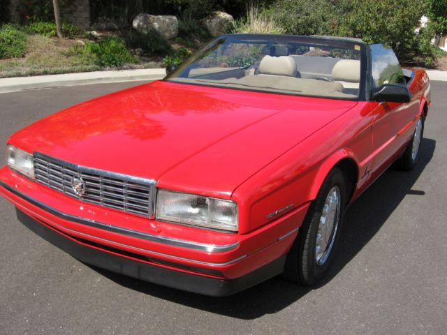 NO RESERVE - 1 of last 10 made, 23,800 miles, Everything works, Chrome Wheels 1993 Cadillac Allante Convertible