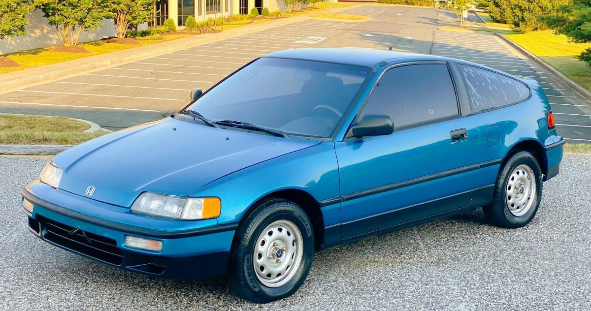 NO RESERVE 105K MILES HONDA CRX 5-SPEED HATCHBACK HATCH COUPE CIVIC DEL SOL EG 1991 Honda CRX NO RESERVE 105K MILES HONDA CRX