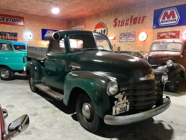 NO RESERVE 1950 Chevy 1/2 ton 3100 Barn Find Survivor Patina 1948 1953 1952 1951 1950 Chevrolet Other Pickups NO RESERVE 3100 short box HD VIDEO!!