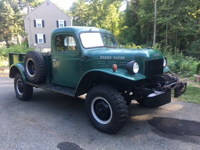 NO RESERVE!- 1954 Dodge Power Wagon Flat Fender Civilian - NO RESERVE! 1954 Dodge Power Wagon C1-PW6 126
