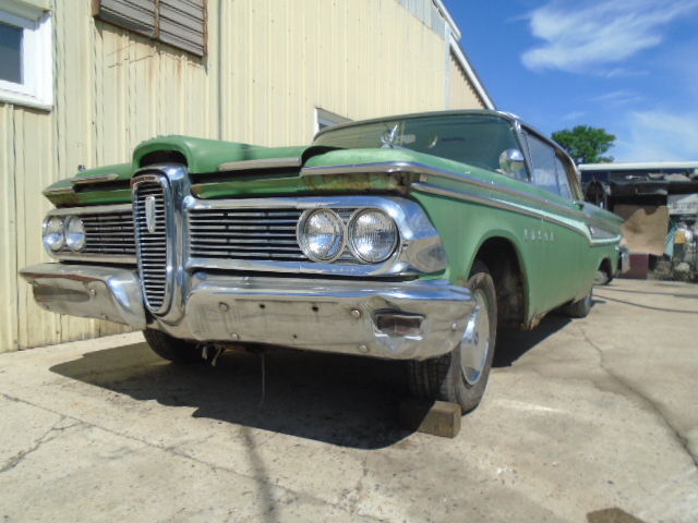 NO RESERVE 1959 EDSEL CORSAIR 2 DOOR HARDTOP 332 V8 BARN FIND NEEDS RESTORATION 1959 Edsel CORSAIR 2 DOOR HARDTOP 53