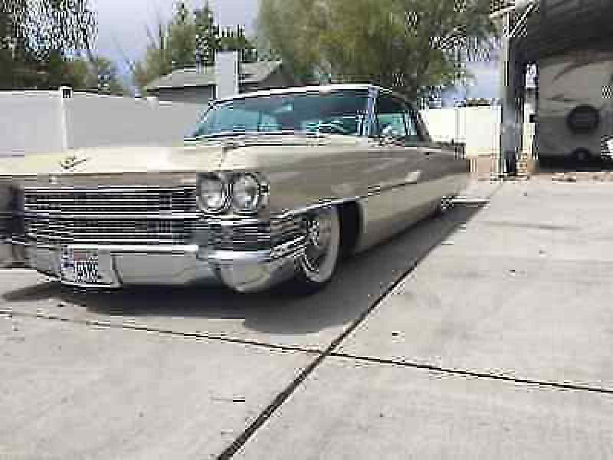 No Reserve! 1963 Cadillac Coupe Deville Sedan Brown RWD Automatic 1963 Cadillac Coupe Deville