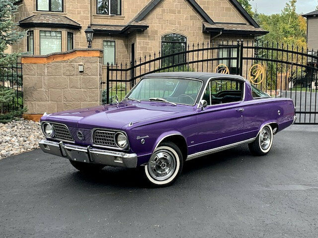NO RESERVE 1966 PLYMOUTH BARRACUDA FORMULA S SUPER COMMANDO PLUM CRAZY PURPLE 1966 Plymouth Barracuda NO RESERVE