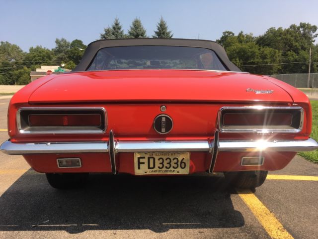 1967 Chevrolet Camaro Convertible Rally Sport Deluxe package RS - photo 9