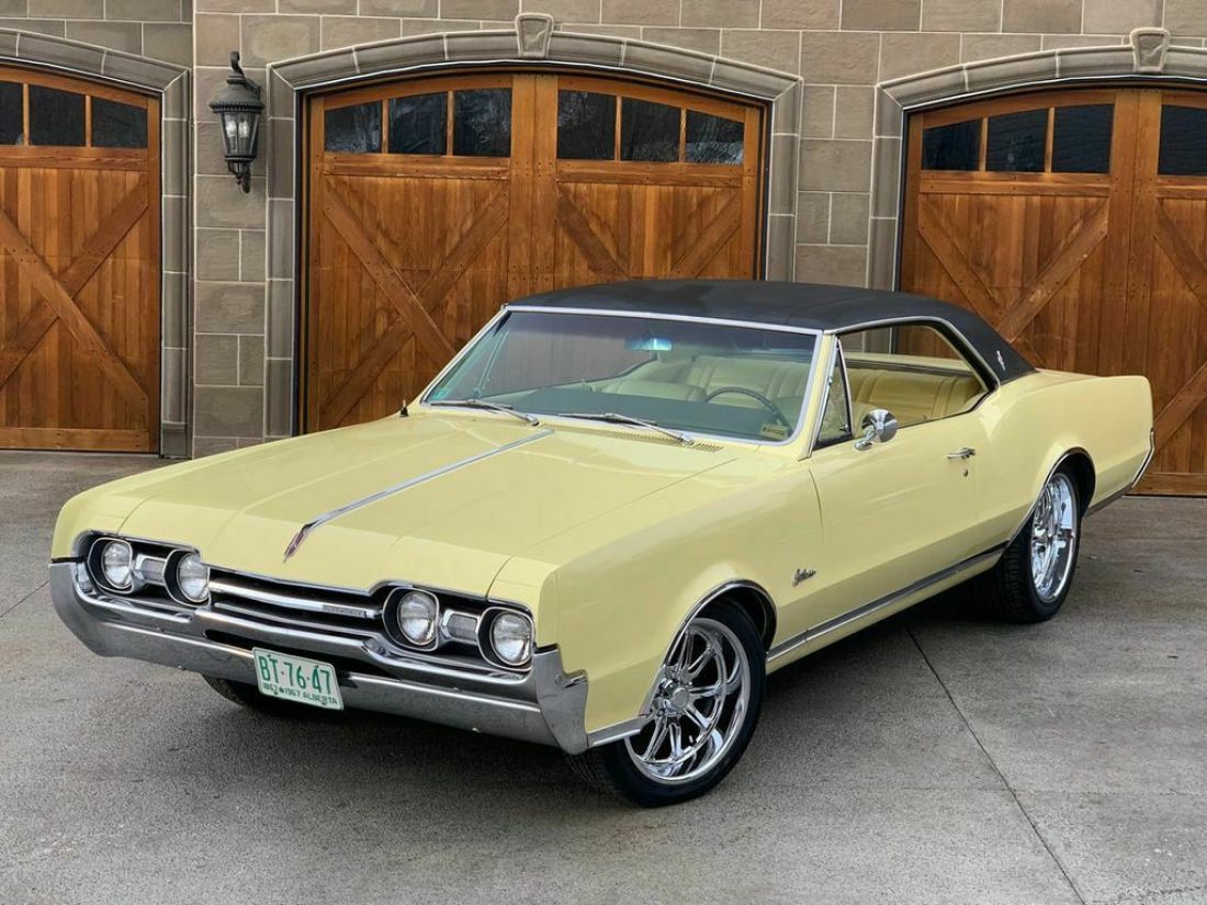 NO RESERVE 1967 OLDSMOBILE CUTLASS CAMEO IVORY ON YELLOW 50000 ACTUAL MILES WOW 1967 Oldsmobile Cutlass NO RESERVE