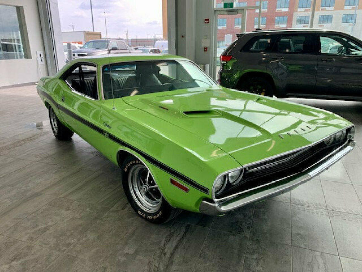 NO RESERVE 1970 DODGE CHALLENGER RT SUBLIME GREEN 440 HOUNDSTOOTH INTERIOR WOW 1970 Dodge Challenger NO RESERVE