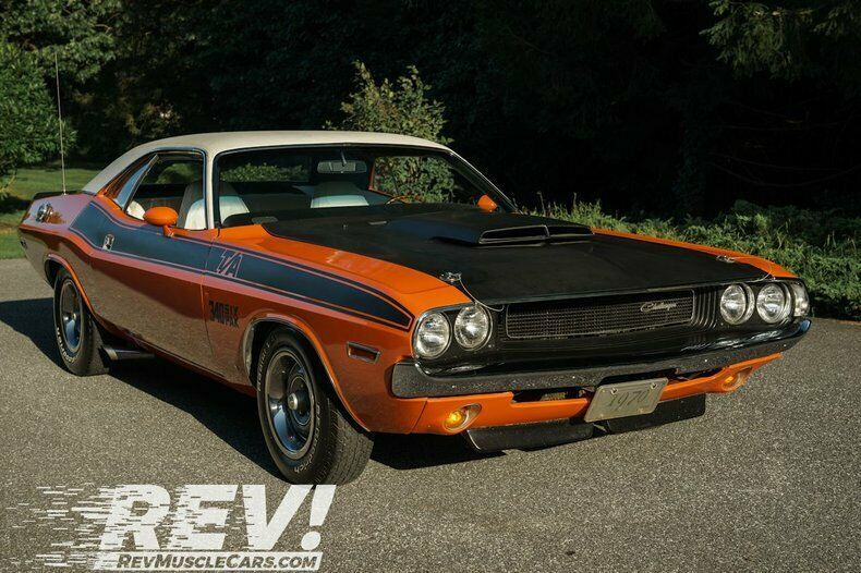 NO RESERVE 1970 Dodge Challenger T/A 340 Six Pack 4-speed in Go Mango! 1970 Dodge Challenger T/A
