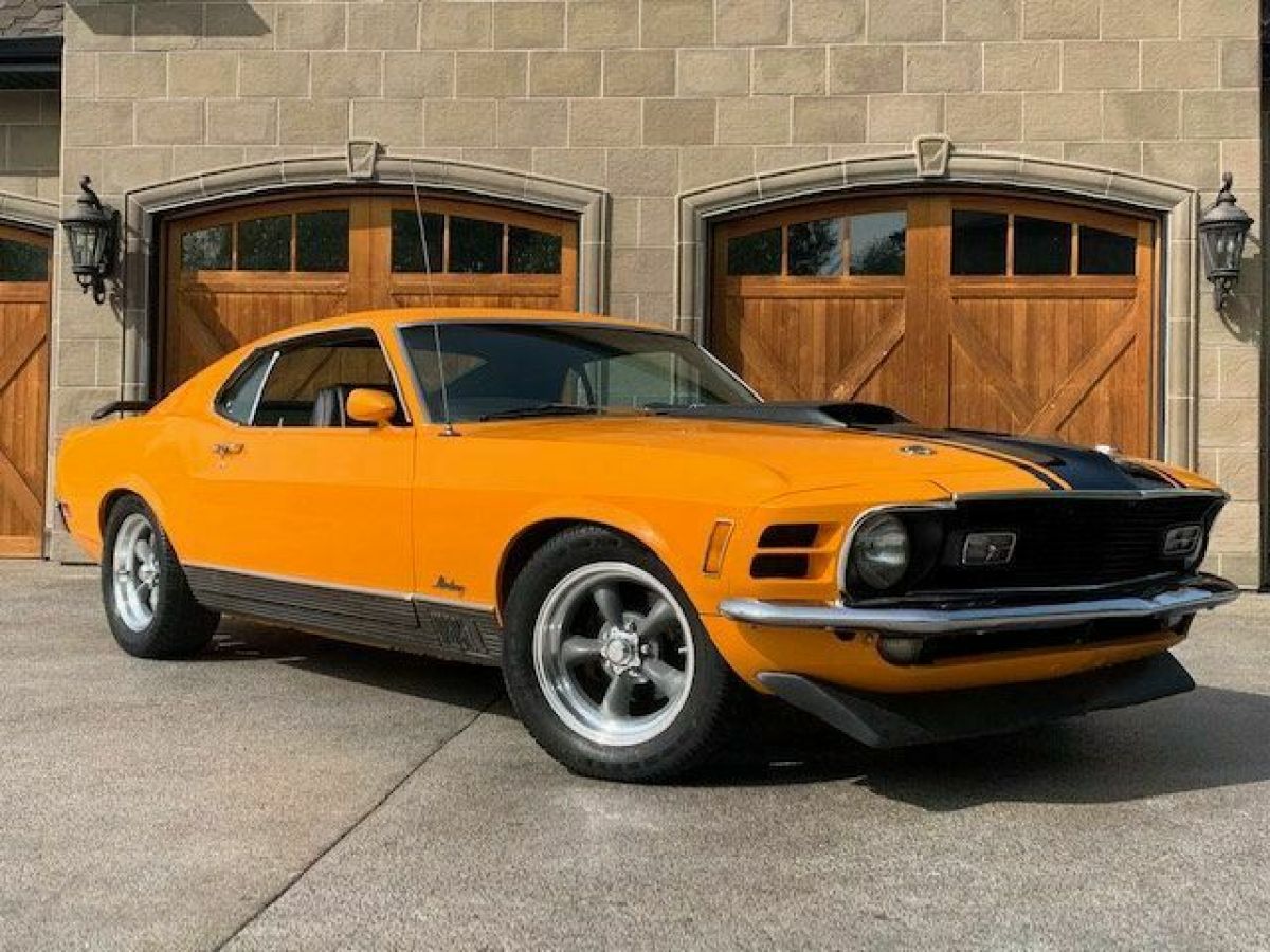 NO RESERVE 1970 FORD MUSTANG MACH I MARTI REPORT GRABBER ORANGE 351 FASTBACK 1970 Ford Mustang NO RESERVE