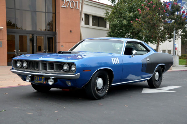 NO RESERVE 1971 Plymouth ‘Cuda Big Block 383 4-Speed N96 Shaker Matching Numbers 1971 Plymouth Barracuda