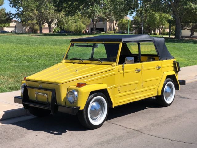 NO RESERVE 1973 VOLKSWAGEN THING ELECTRIC OPERATED 1 OF A KIND SAVE $$ ON FUEL 1973 Volkswagen Thing THING