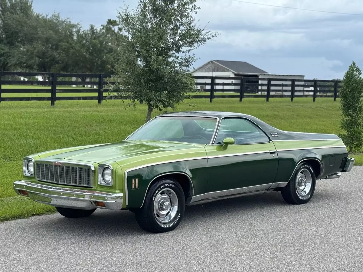 NO RESERVE 1975 GMC Sprint 108k Miles 5.7l V8 turn key runs excellent 1975 GMC El Camino Elcamino Chevrolet 1970 1971 1972 1973 1974 1975
