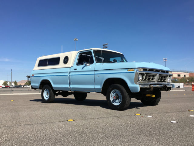 NO RESERVE 1976 FORD F150 390 4 SPEED 4X4 DAILY DRIVER RUNS PERFECTLY FINE 1976 Ford F-150 FORD 4WD 4X4 BIG BLOCK 4 SPEED LONG BED RARE