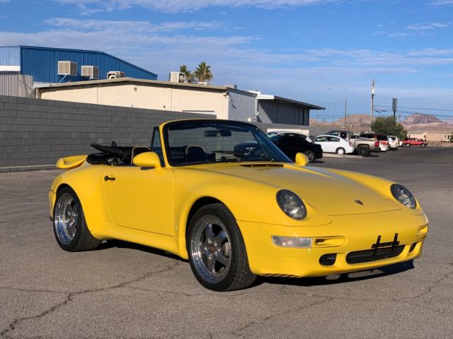 NO RESERVE 1977 PORSCHE 911 CONVERTIBLE 993 CONVERSION KIT TURBO WING 3.0L 1977 Porsche 911 CABRIOLET 911