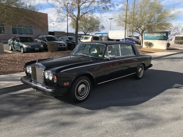 NO RESERVE 1977 ROLLS ROYCE SILVER WRAITH II RR SEDAN BLACK 2ND OWNER RUNS 1977 Rolls-Royce SILVER WRAITH II ROLLS ROYLCE