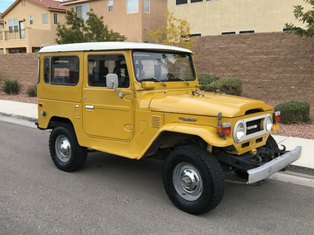 NO RESERVE 1977 TOYOTA LANDCRUISER FJ40 87K ORIIGNAL MILES SURVIVOR 1 OWNER 1977 Toyota Land Cruiser FJ40