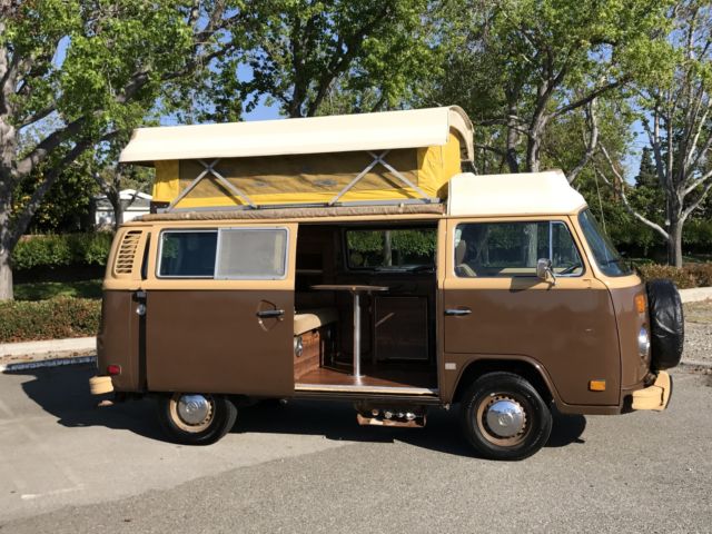 NO RESERVE 1979 VW RIVIERA CAMPER 83k original miles turn key daily driver 1979 Volkswagen Bus/Vanagon Camper