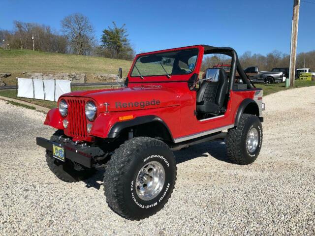 NO RESERVE 1980 JEEP CJ7 4WD 360CI 4SPD 1980 Jeep CJ RENEGADE