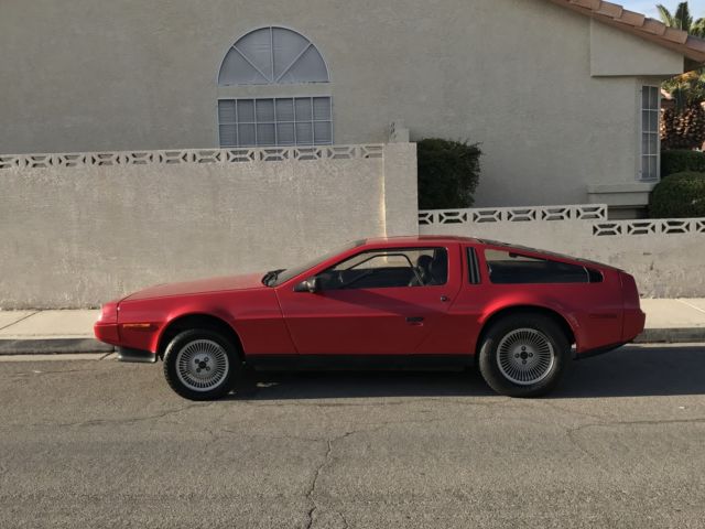 NO RESERVE 1981 DMC DELOREAN 30K ORIGINAL MILES RARE RED FROM DEALER AUTOMATIC 1981 DeLorean DMC DMC-12 DELORIAN