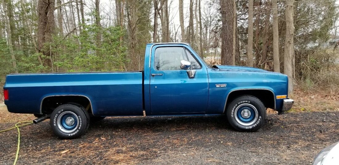 NO RESERVE 1981 GMC C1500 Pickup Blue RWD Automatic Sierra Classic LONGBED 1981 GMC C1500 Sierra classic