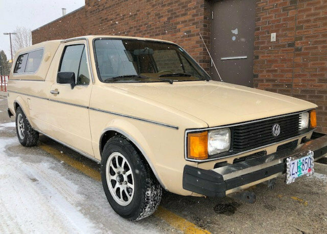 NO RESERVE 1981 VW VOLKWAGEN SPORT TRUCK CADDY 5 SPEED ACTUAL MILE 1 FAMLY OWNED 1981 Volkswagen Rabbit NO RESERVE