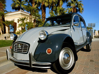 NO RESERVE 1982 CITROEN 2CV6 CHARLESTON RETRACTIBLE ROOF SALOON VERY RARE IMPORT 1982 Citroën 2 CV NO RESERVE 2CV6 CHARLESTON