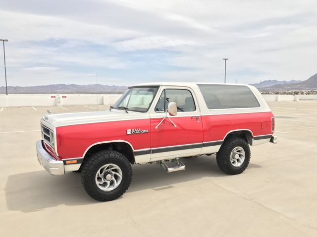 NO RESERVE 1986 DODGE RAM CHARGER 150 5.9 4X4 77K ORG MILES TURN KEY DRIVER 1986 Dodge Ramcharger ROYAL SE 150 4X4