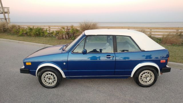 1986 Volkswagen Cabrio Wolfsburg Edition