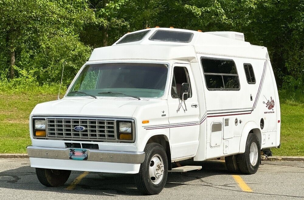 1987 Ford E-350 Econoline No Reserve! RV Conversion Van Champion 71k Miles - photo 4