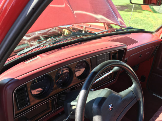1989 Dodge Other Pickups DODGE LONG BED RED D100 V8 318 1989 - photo 12