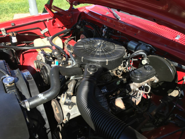 1989 Dodge Other Pickups DODGE LONG BED RED D100 V8 318 1989 - photo 8
