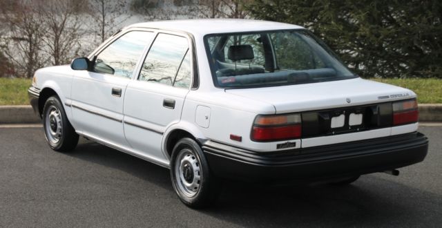 1990 Toyota Corolla 83K MANUAL 5 SPD NO RESERVE GAS SAVER CLEAN!! - photo 13