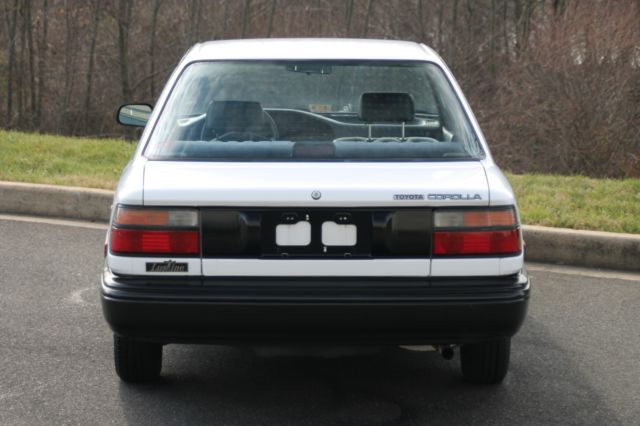 1990 Toyota Corolla 83K MANUAL 5 SPD NO RESERVE GAS SAVER CLEAN!! - photo 4