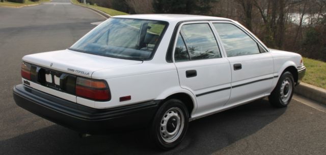 1990 Toyota Corolla 83K MANUAL 5 SPD NO RESERVE GAS SAVER CLEAN!! - photo 5