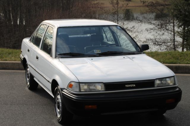 NO RESERVE 1990 TOYOTA COROLLA 2.0L MANUAL CAMRY HONDA CIVIC 91 92 93 94 95 96 1990 Toyota Corolla NO RESERVE 83K MILES MANUAL TRANSMISSION