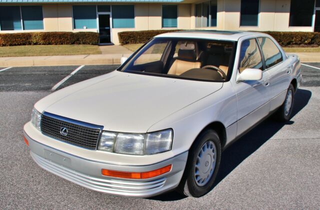 NO RESERVE 1991 Lexus LS LOW MILES CLEAN CARFAX LOADED LEATHER 89 90 92 93 94 1991 Lexus LS NO RESERVE LOW MILES CARFAX