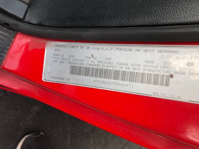 1991 Porsche 911 911 CABRIOLET - photo 13