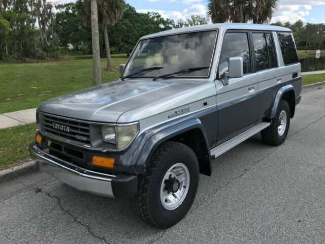NO RESERVE ! - 1991 Toyota Land Cruiser 2l-te Turbo Diesel 4x4 JDM 5 speed LJ78 1980 Toyota Land Cruiser EX