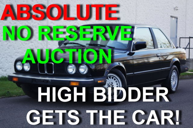 NO RESERVE 5 SPEED MANUAL SPORT PACKAGE 325ES 325 ES COUPE 1986 BMW 3-Series 325es