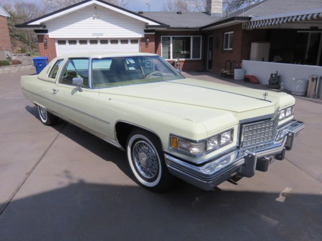 No Reserve 76 Cadillac Coupe Deville with 52k Orig.Miles Show or Cruise in Style 1976 Cadillac DeVille